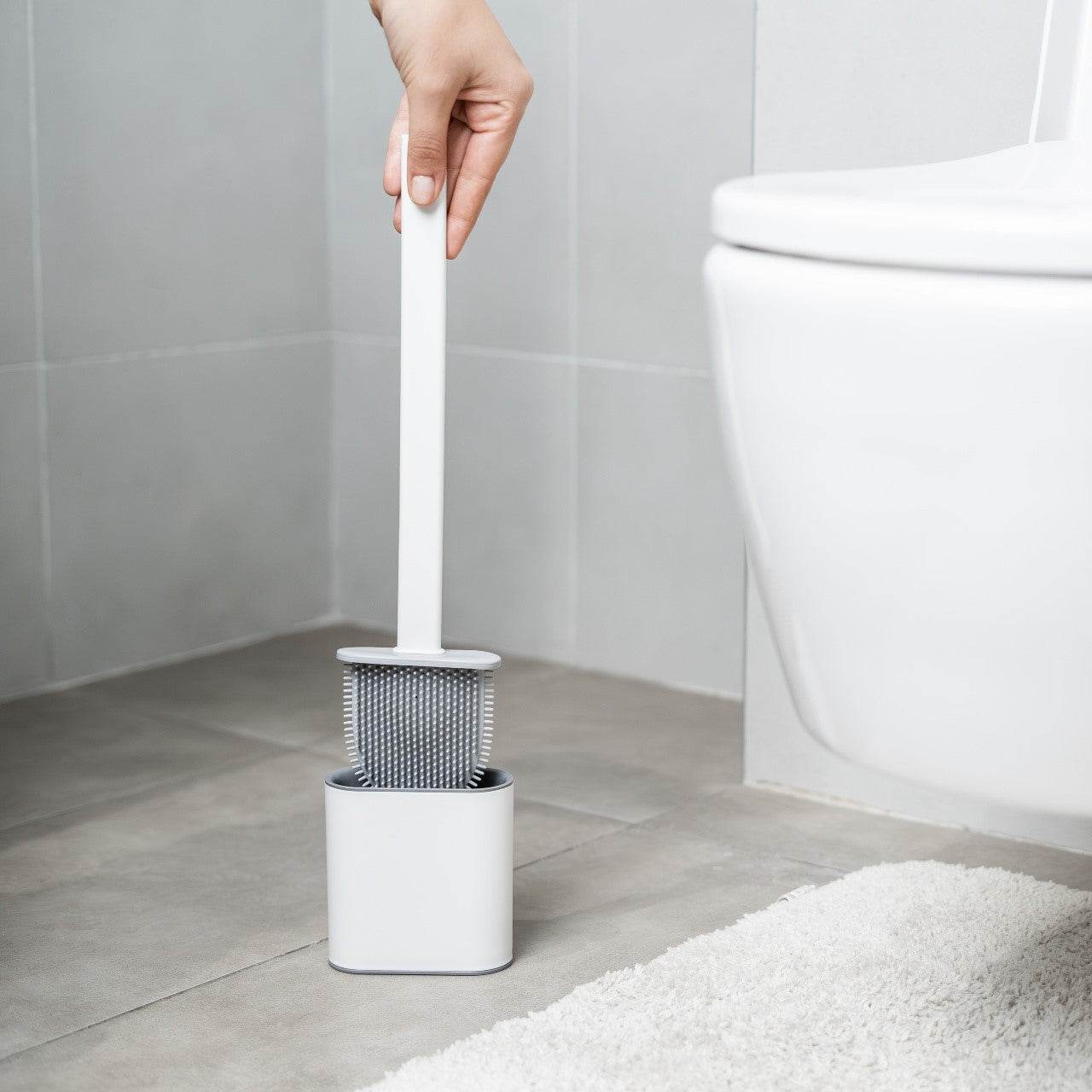 CleanSwipe™ Silicone Toilet Brush