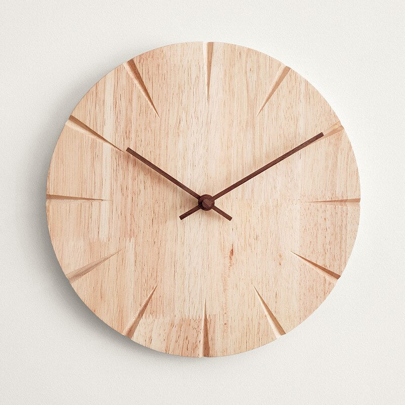 Flomartic™ Handcrafted Wooden Carving Clock