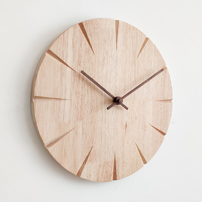 Flomartic™ Handcrafted Wooden Carving Clock